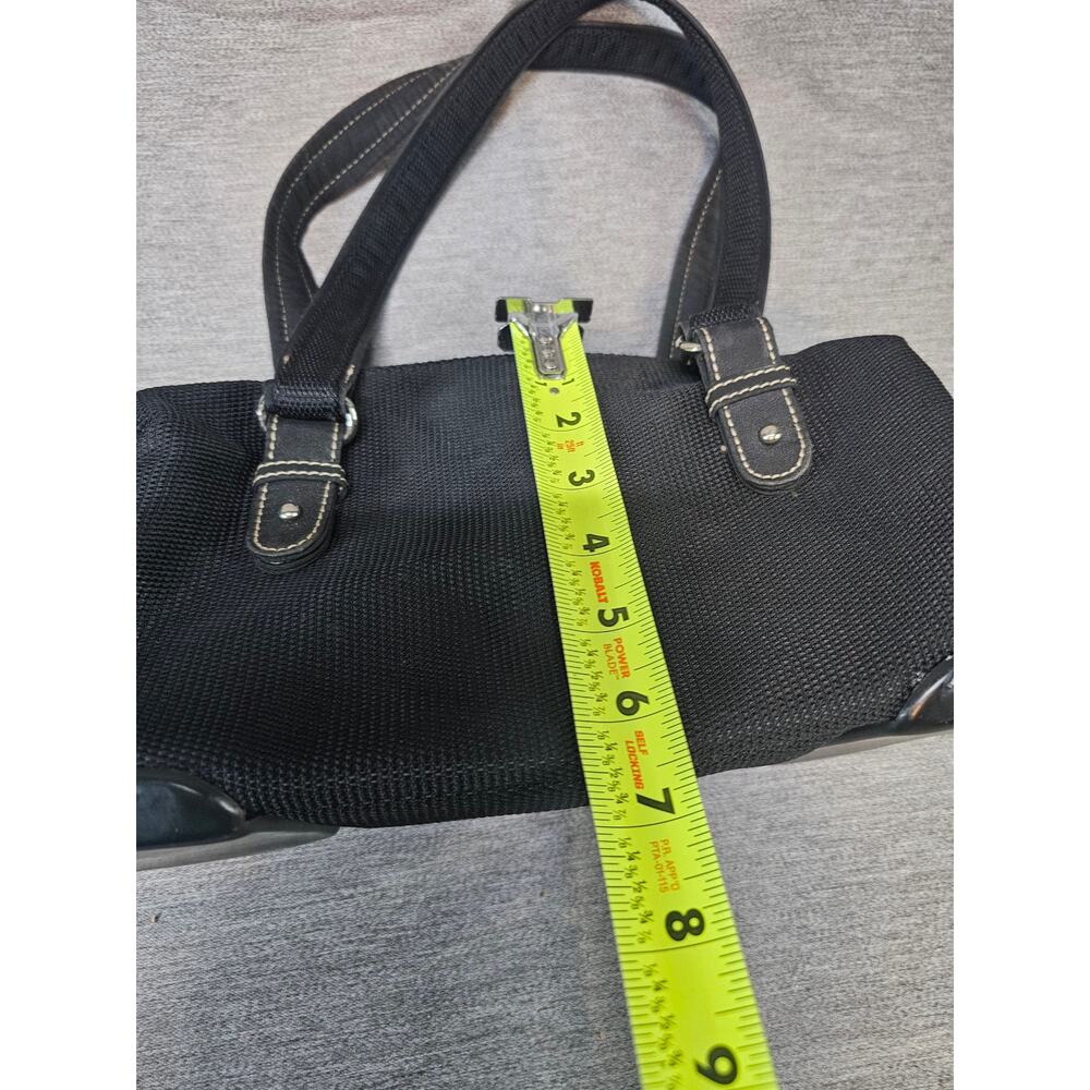 The Sak Black Rectangular woven shoulder bag with floral print liner - Picture 10 of 11